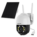 Foscam - Caméra IP Wi-Fi dôme motorisée 4MP sur batterie B4