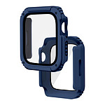 Avizar Protection Intégrale Verre Trempé Apple Watch Series 8 / 7 45mm Bleu Nuit