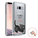 Evetane Coque Samsung Galaxy S8 360 intégrale transparente Motif Chuis pas du matin Tendance