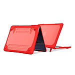 Avizar Coque pour Macbook Pro 13'' 2020 Protection Intégrale Rigide Contour Souple Rouge