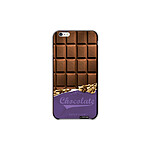 EVETANE Coque iPhone 6/6S rigide transparente Chocolat Dessin