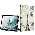 Avizar Étui iPad Air 4 2020 et Air 5 2022 Support Vidéo Motif Tour Eiffel Paris