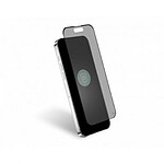 Force Glass Protection d'écran pour iPhone 15 Pro en Verre Organique 2.5D Privé Noir transparent