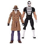 DC Comics - Pack 2 figurines Doomsday Clock Rorschach & Mime 18 cm