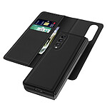 Avizar Coque pour Samsung Z Fold 3 Clapet Magnétique Détachable Portefeuille Noir