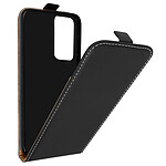 Avizar Étui pour Xiaomi 12 Lite Clapet Vertical Porte-carte Effet Cuir de Cheval  Noir