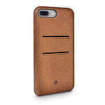 TWELVE SOUTH Relax Leather coque cuir avec porte carte pour iPhone 7+/8+  Cognac