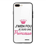 Evetane Coque iPhone 7 Plus/ 8 Plus Coque Soft Touch Glossy Je suis une princesse Design