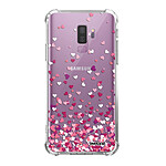 Evetane Coque Samsung Galaxy S9 Plus anti-choc souple angles renforcés transparente Motif Confettis De Coeur