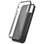 Supcase Coque Intégrale pour iPhone 15 Antichoc Clip Ceinture Béquille  Noir