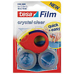TESA Mini dévidoir inclus 2 ruban adhésif Film 19 mm x 10 m