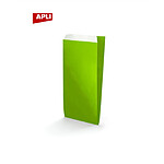 APLI Lot de 250 Sachets Cadeau 18x5,5x35 cm Kraft Vert Lime