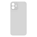 Clappio Vitre arrière de remplacement pour Apple iPhone 12 Blanc