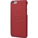 Façonnable Coque pour iPhone 6/6S Sobre et Élégante Logo débossé Rouge