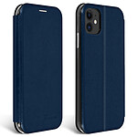 Avizar Étui Apple iPhone 11 Housse Simili-Cuir Clapet Porte-carte Support Vidéo Bleu