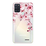 Evetane Coque Samsung Galaxy A21S 360 intégrale transparente Motif Cerisier Tendance