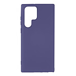 Avizar Coque Samsung Galaxy S22 Ultra Silicone Semi-rigide Finition Soft-touch Violet