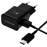 Samsung Chargeur secteur 1.67A + Câble USB type C original  Fast Charging Blanc