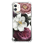 LaCoqueFrançaise Coque iPhone 11 anti-choc souple angles renforcés transparente Motif Fleurs roses