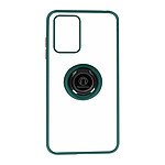 Avizar Coque pour Xiaomi Redmi 10 et 10 2022 Bi-matière Bague Métallique Support Vidéo Vert