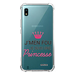 Evetane Coque Samsung Galaxy A10 anti-choc souple angles renforcés transparente Motif Je suis une princesse