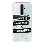 Evetane Coque Xiaomi Redmi Note 8 Pro 360 intégrale transparente Motif Jolie Mignonne et chiante Tendance