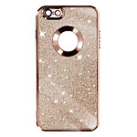 Avizar Coque pour iPhone 6 Plus et 6s Plus Paillette Amovible Silicone Gel  Rose Gold