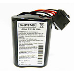 Visonic - Lot de 2 batteries de sirène MCS 720B/740/ SR 720 / 740