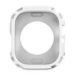 Avizar Coque pour Apple Watch 8 7 41mm et 6 5 4 2 40mm et 3 2 1 38mm Fibre de Carbone  blanc
