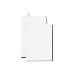 GPV Boite de 100 pochettes dos carton velin blanc 24 260x330 120 g