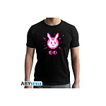 Overwatch - T-shirt D.VA GG noir - Taille XL