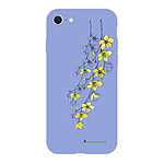 LaCoqueFrançaise Coque iPhone 7/8/ iPhone SE 2020 Silicone Liquide Douce lilas Fleurs Cerisiers