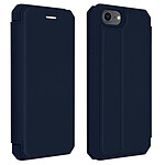 Dux Ducis Etui pour iPhone SE 2020 avec Porte-carte Support Vidéo Bleu Nuit