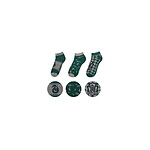 Harry Potter - Pack 3 paires de socquettes Slytherin