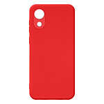 Avizar Coque pour Samsung Galaxy A03 Core Silicone Semi-rigide Finition Soft-touch Fine  rouge
