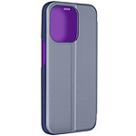 Avizar Étui Clear View pour iPhone 15 Pro Max Clapet Miroir Fonction Support  Violet Lavande