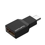 4smarts Adaptateur Vidéo USB-C Mâle vers HDMI Femelle Résolution 4K  Picco Noir