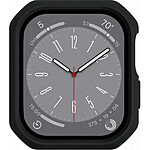 Itskins Coque pour Apple Watch 7/8/9 38-40mm Renforcée Hybrid Solid R 100% Plastique recyclé Noir