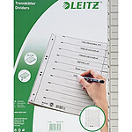 Leitz intercalaires, format A4 extra large, en carton solide