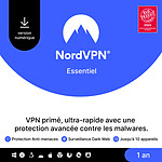 NordVPN Essentiel - Licence 1 an - 6 appareils - A télécharger