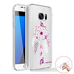 Evetane Coque Samsung Galaxy S7 Edge 360 intégrale transparente Motif Carpe diem Tendance