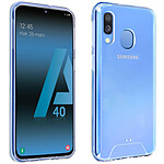 Avizar Coque Samsung Galaxy A40 Protection Cristal Bi-matière Antichocs Transparent