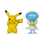 Pokémon Gen IX - Pack 2 figurines Battle Figure Pack Pikachu & Coiffeton 5 cm