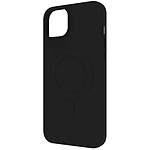 Muvit Coque pour iPhone 15 Plus Soft Touch Compatible MagSafe Noir