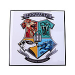 Harry Potter - Décoration murale Crystal Clear Picture Hogwarts Crest 32 x 32 cm
