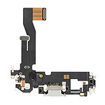 Clappio Connecteur de Charge pour iPhone 12 et 12 Pro de Remplacement Connecteur Lightning Microphone intégré Argent