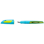 STABILO Stylo plume EASYbuddy M, droitiers, bleu clair/vert