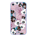 LaCoqueFrançaise Coque iPhone 7/8/ iPhone SE 2020 Silicone Liquide Douce lilas Fleurs parme