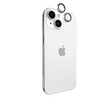 CASE MATE Verre de protection caméra pour iPhone 15/15 Plus avec Anneau en Aluminium Twinkle Argent