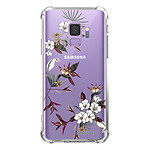 LaCoqueFrançaise Coque Samsung Galaxy S9 anti-choc souple angles renforcés transparente Motif Fleurs Sauvages